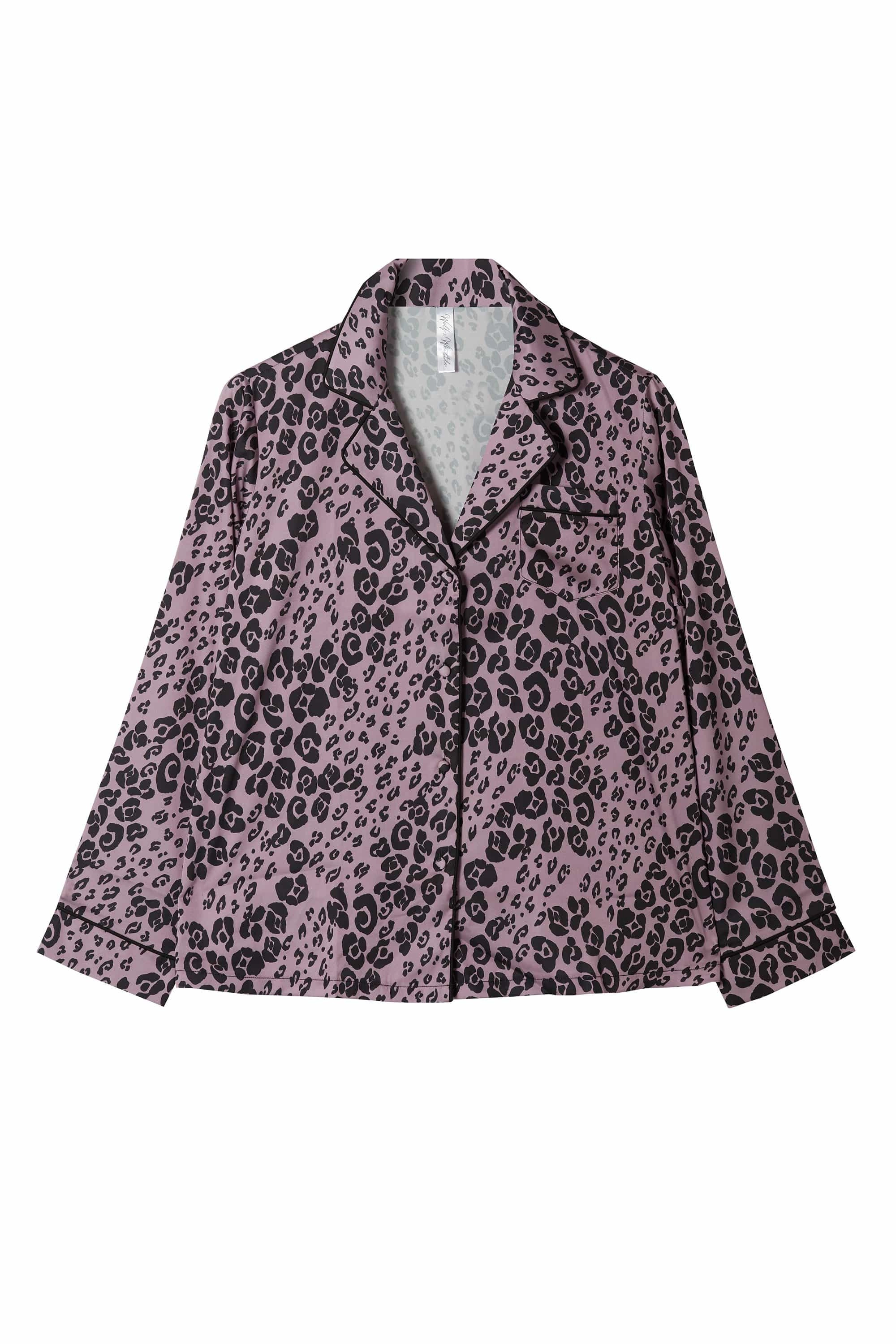 Kaylee Long Sleeve Lilac Animal PJs