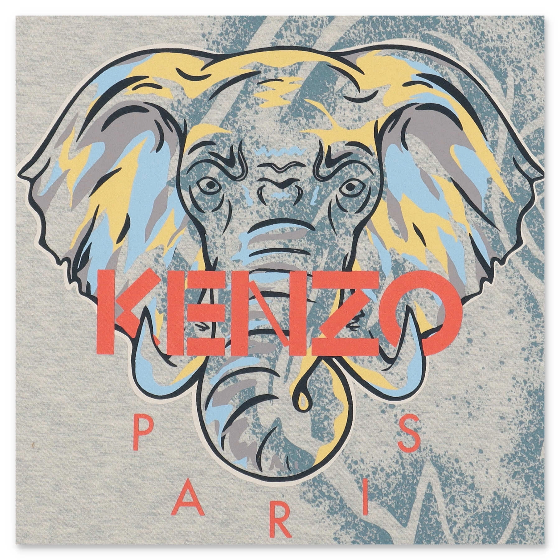 Kenzo Kids Logo Printed Crewneck T-Shirt