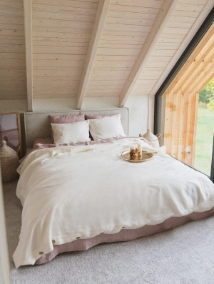 Linen Bedding Set | White