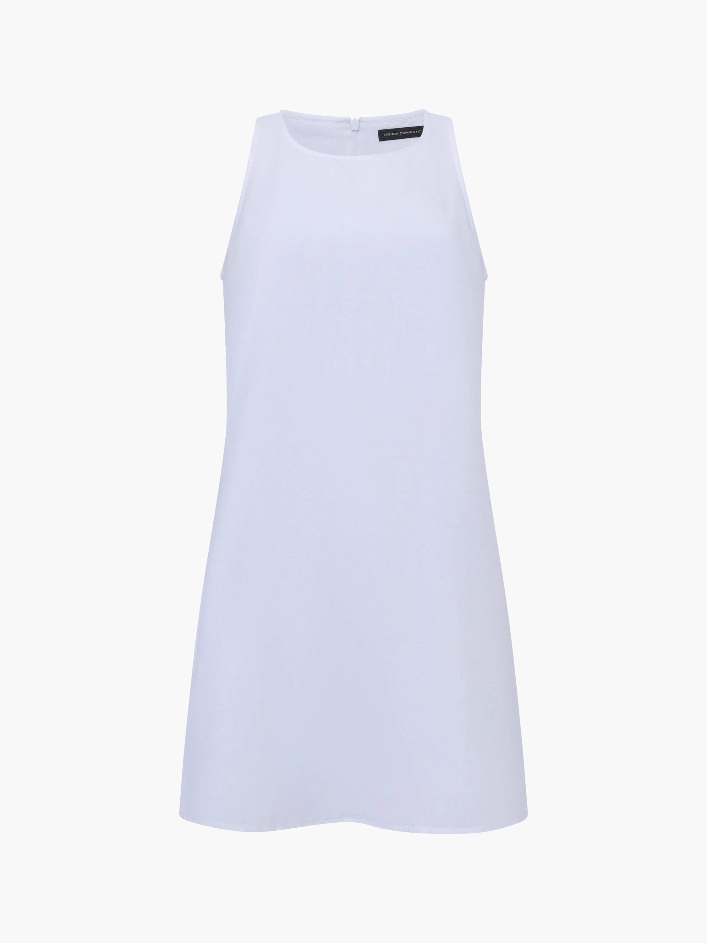 Linen Mix Shift Dress
