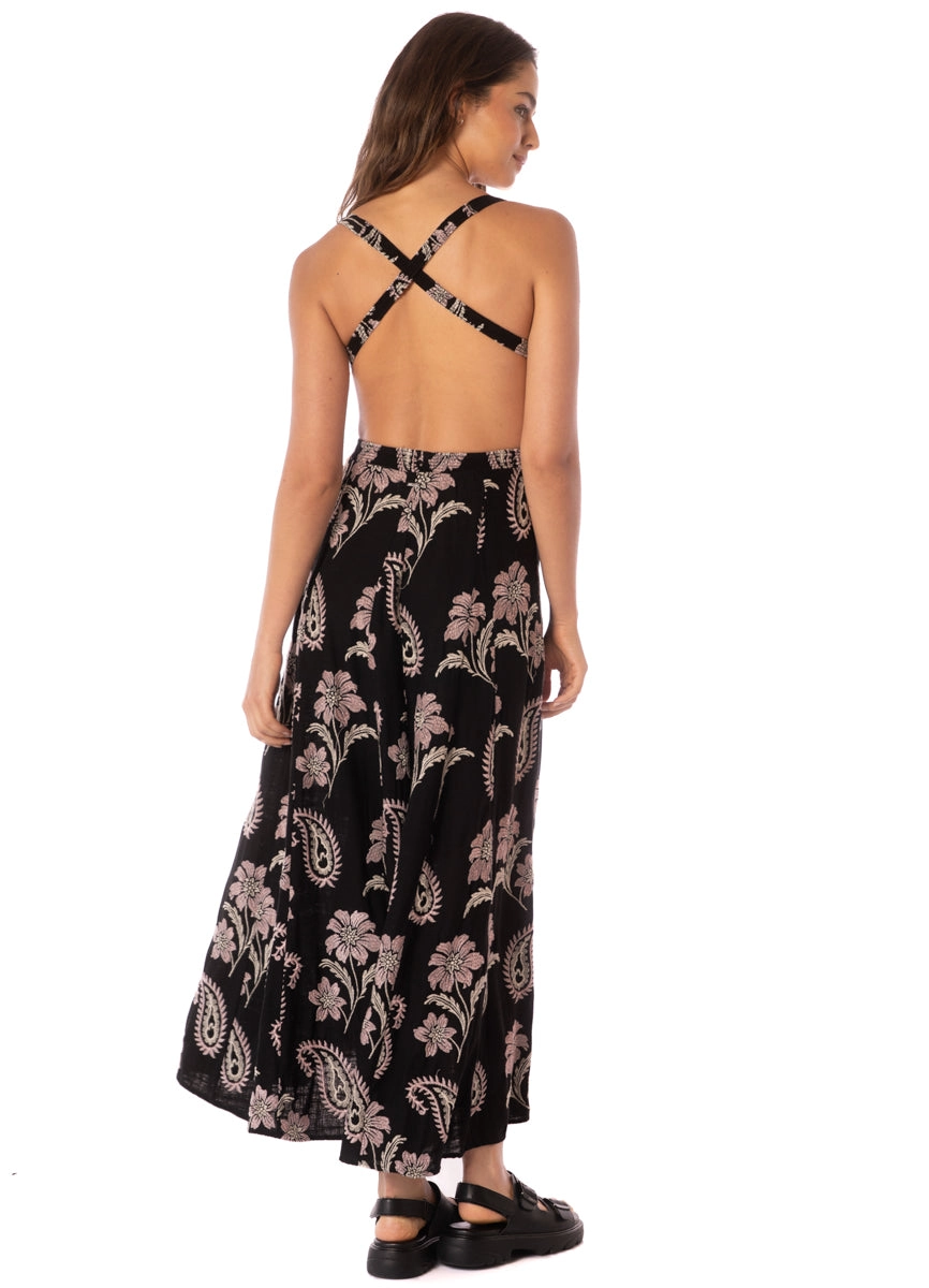 Maaji Midnight Paisley Canary Long Dress