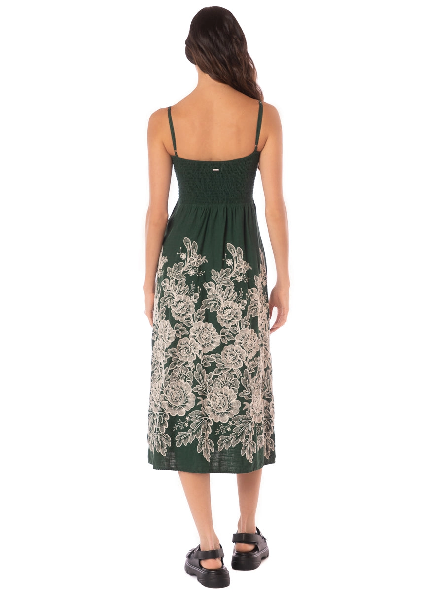 Maaji Stitched Garden Catleya Midi Dress
