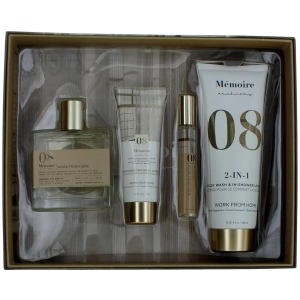 Memoire Archives Unisex Gift Set - Work From Home Sweet Caramel Mid Note, 4 Piece
