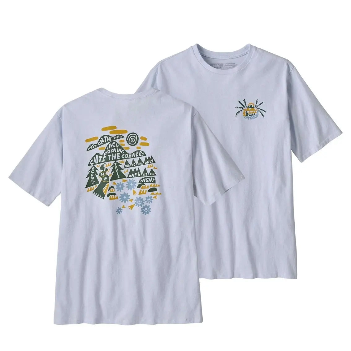 Mens Patagonia Across The Trail Responsibili-Tee - White