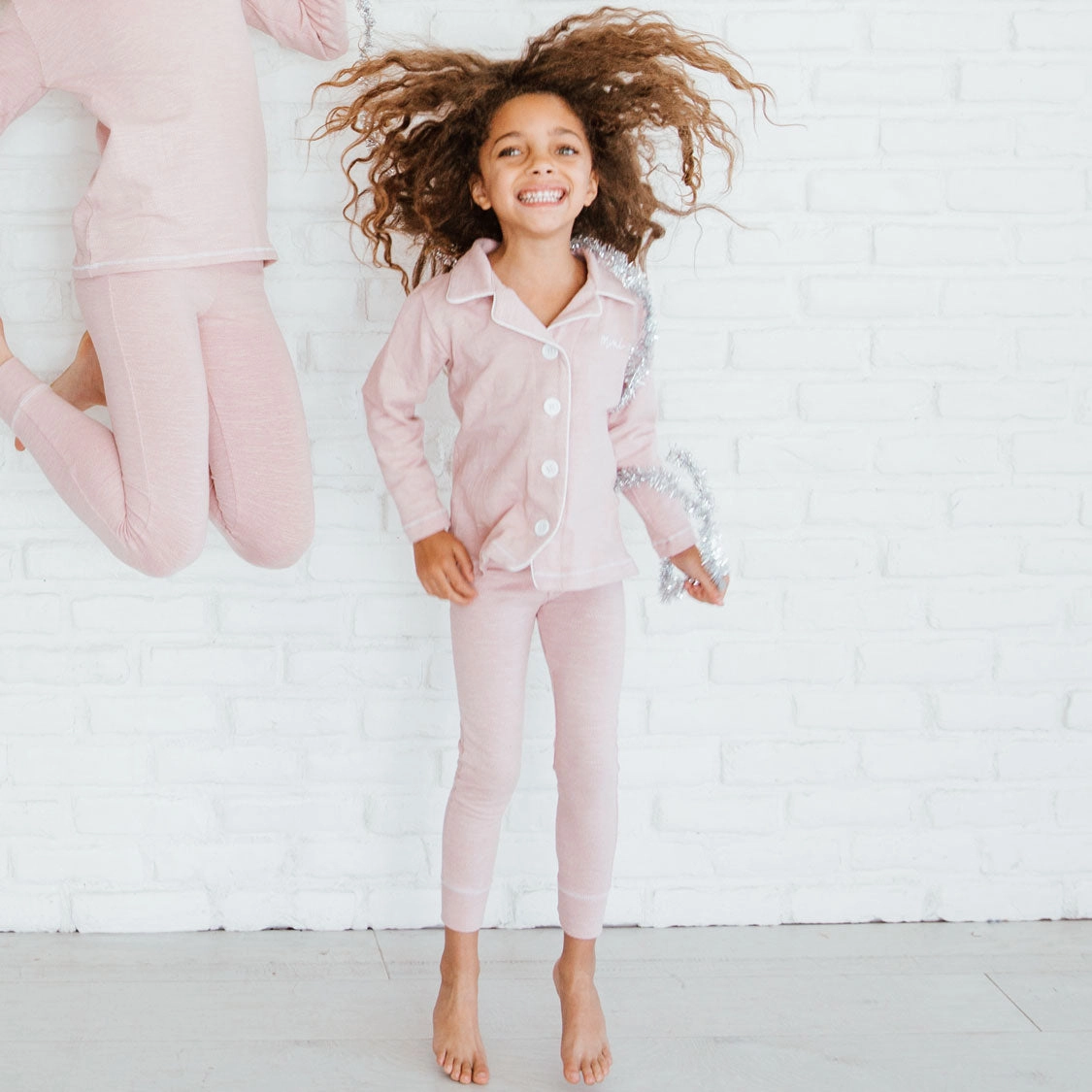 Mini Ice Pink Slumber Button Down