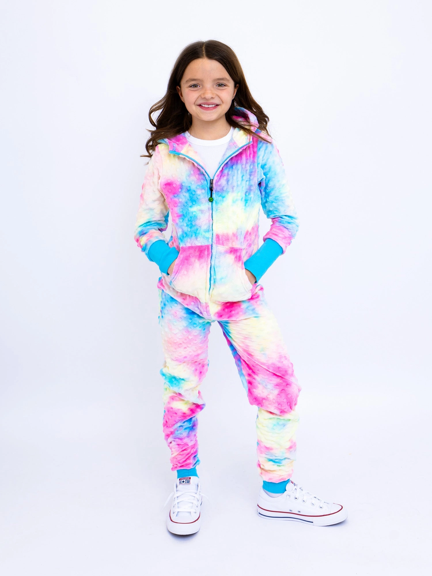 Minky Bubble Onesie - Tie Dye