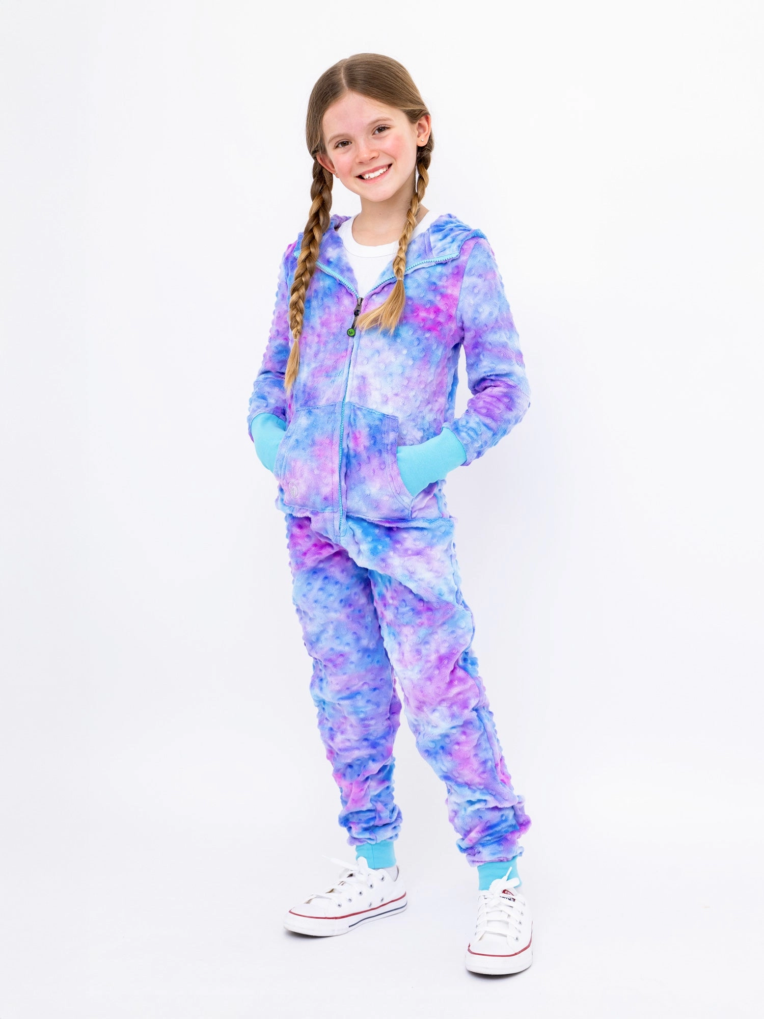 Minky Bubble Onesie - Tie Dye