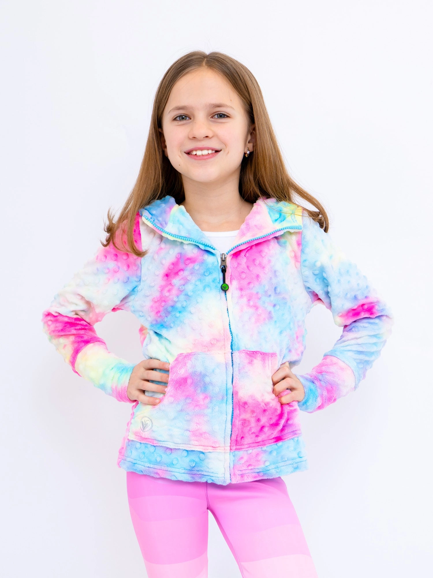 Minky Hoodie and Jogger Gift Set - Cotton Candy