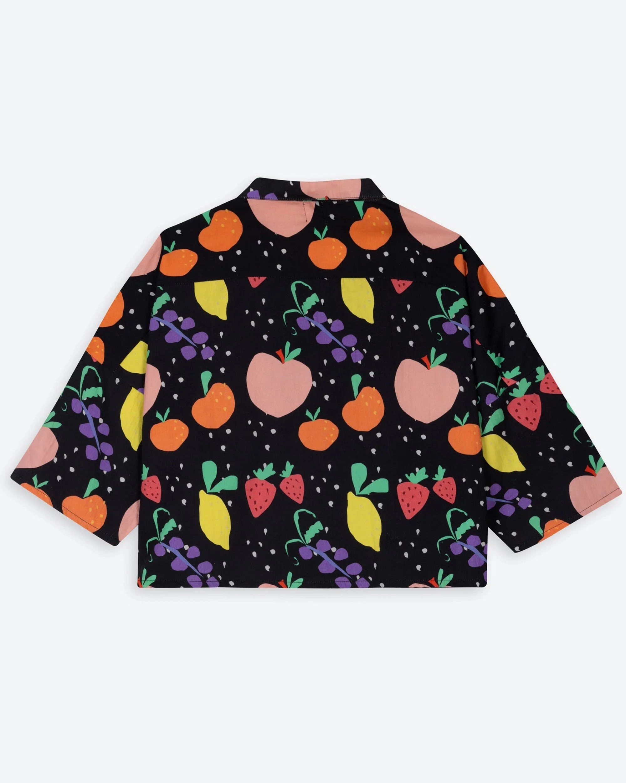Miss Pompom Fruit Boxy Vacation Shirt