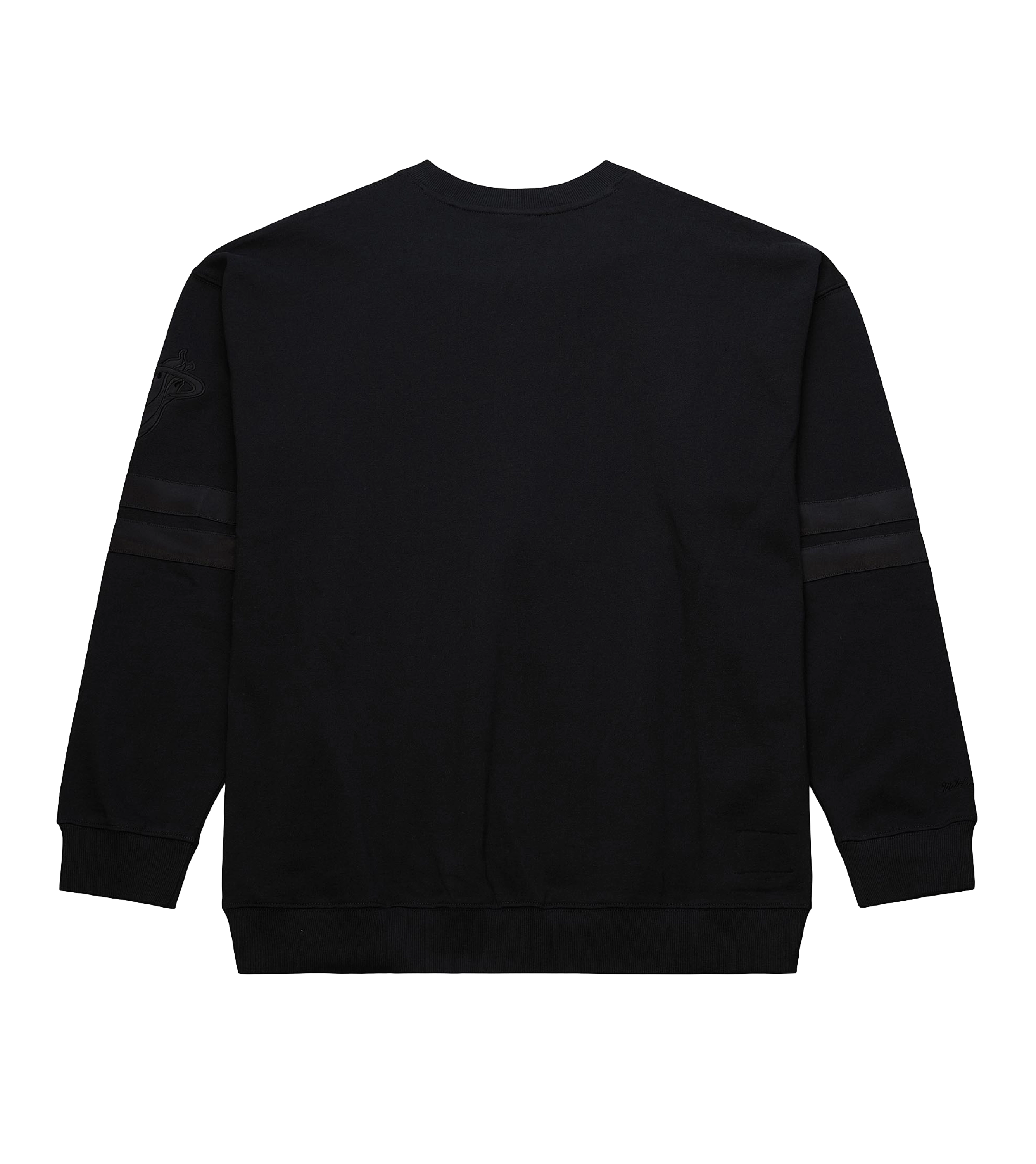Mitchell & Ness Miami HEAT Stripes Fleece Crewneck