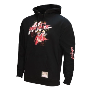 Mitchell and Ness Miami HEAT Hyper Hoop Hoodie