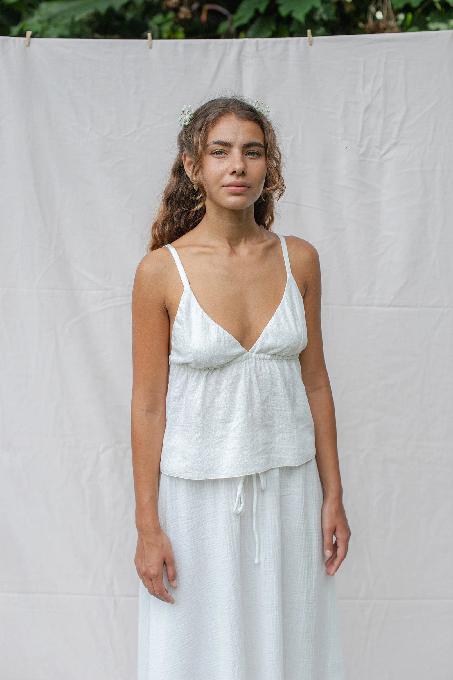 Mökki Halter Top Off White