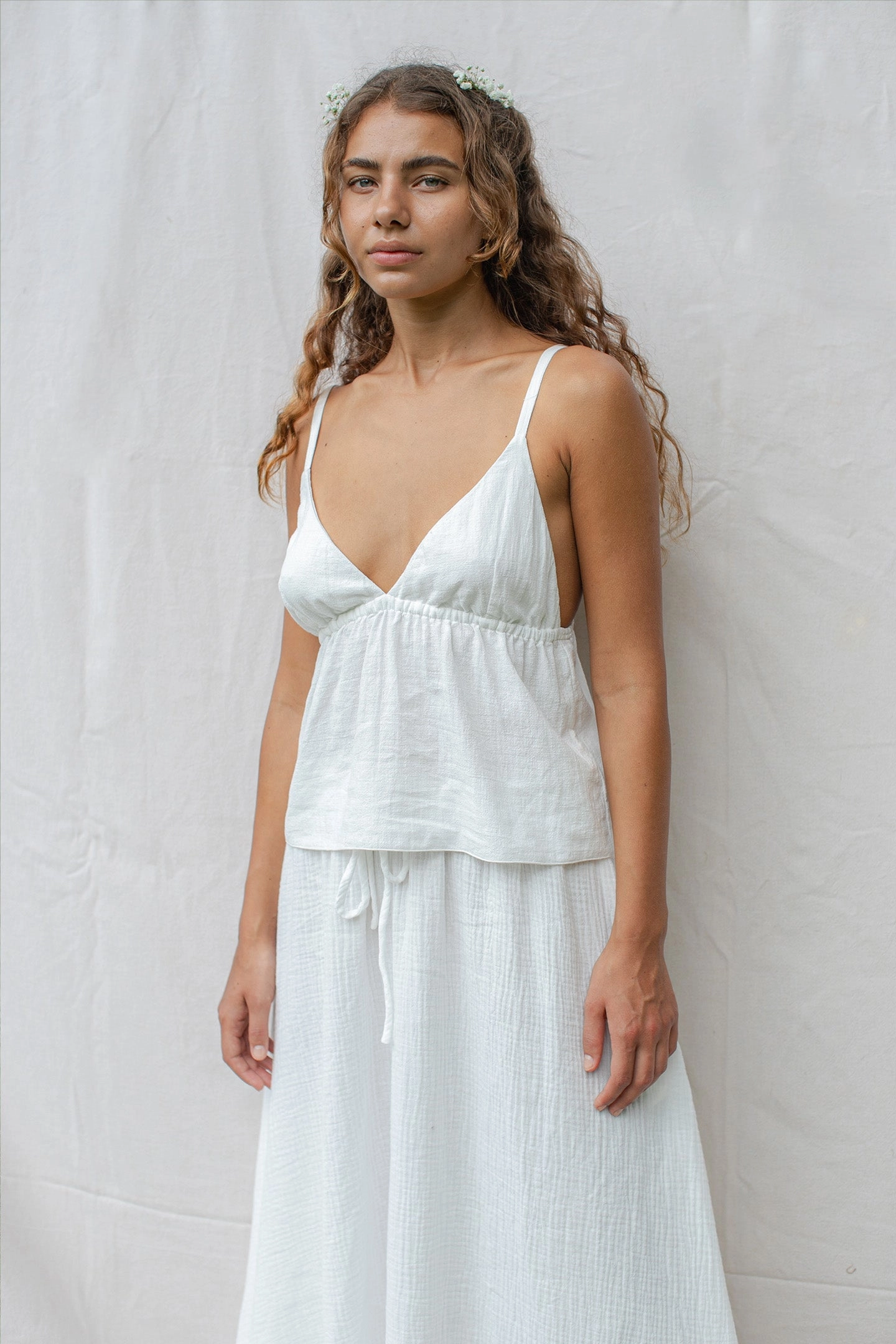 Mökki Halter Top Off White