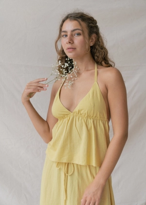 Mökki Halter Top Sunlight