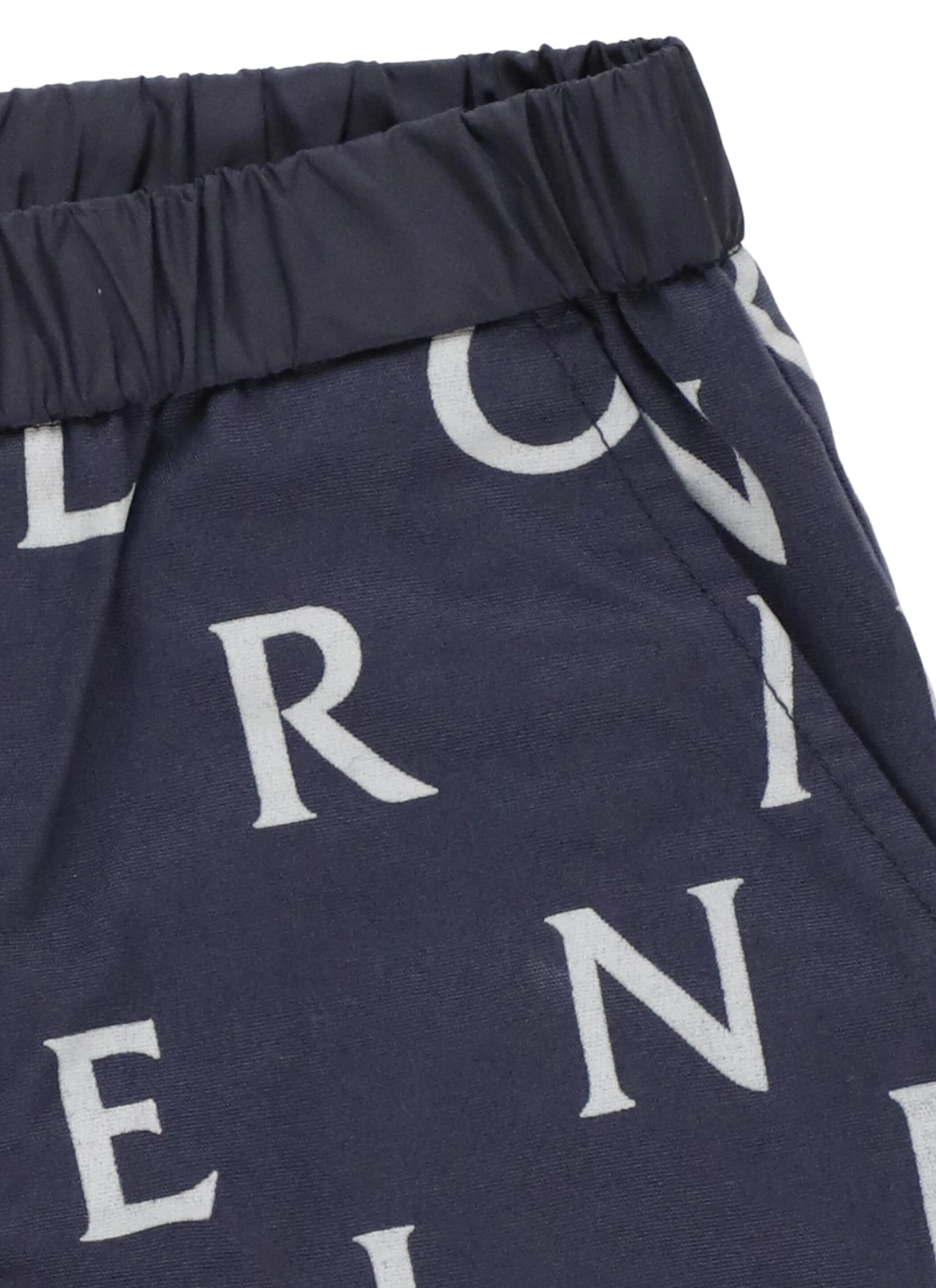 Moncler Enfant Allover Logo Printed Shorts