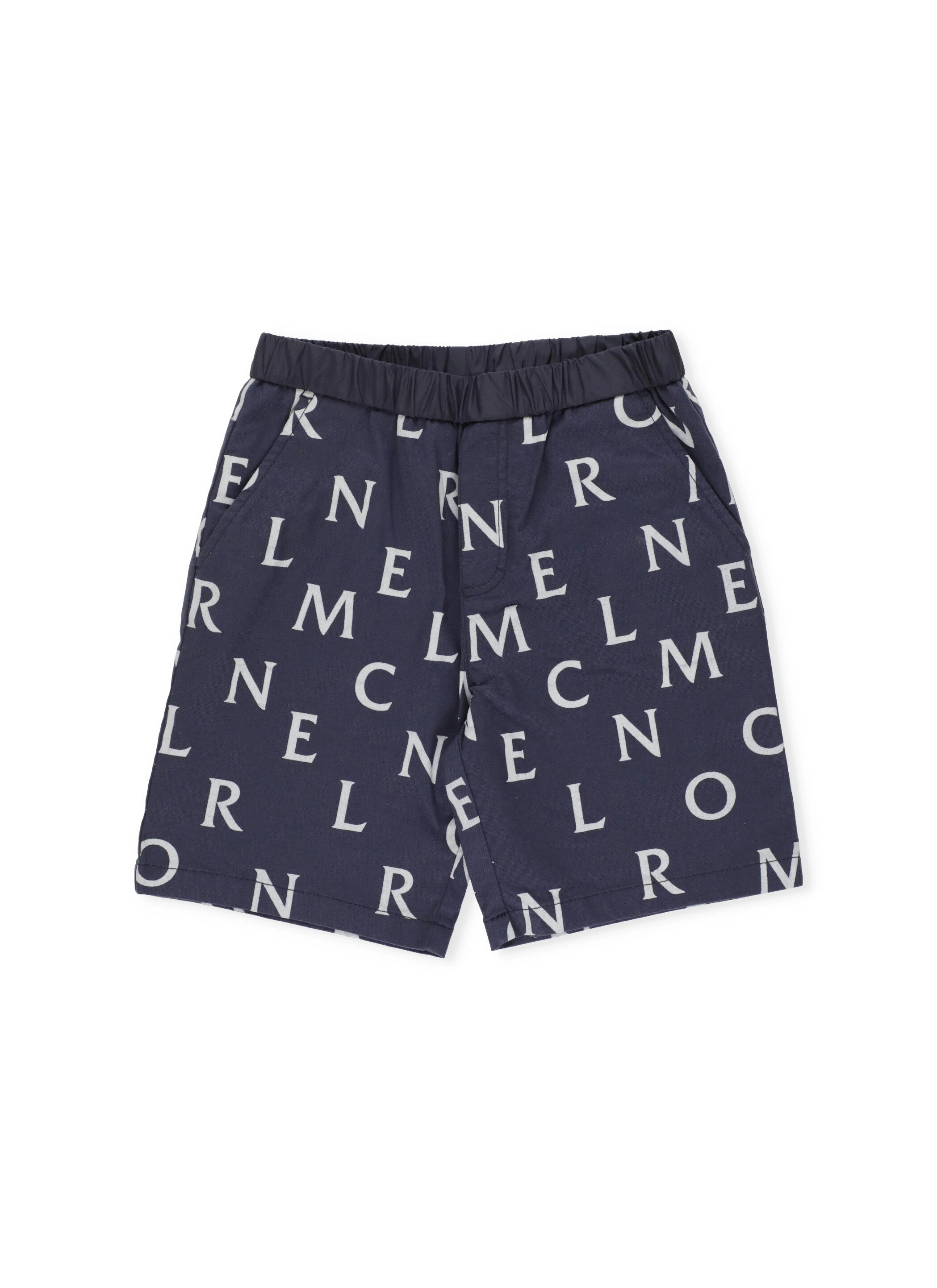 Moncler Enfant Allover Logo Printed Shorts