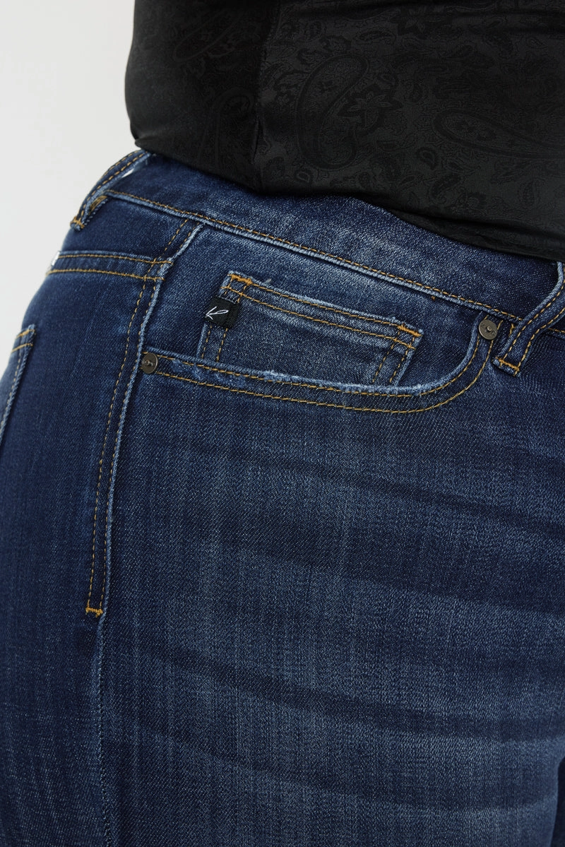 Natti Mid Rise Flare Jeans (Plus Size)