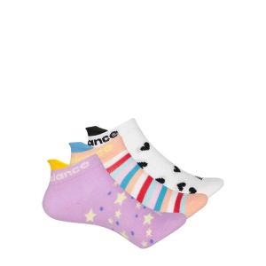 New Balance - Kids' 3 Pack No Show Tab Socks (LAS39353 AS4)