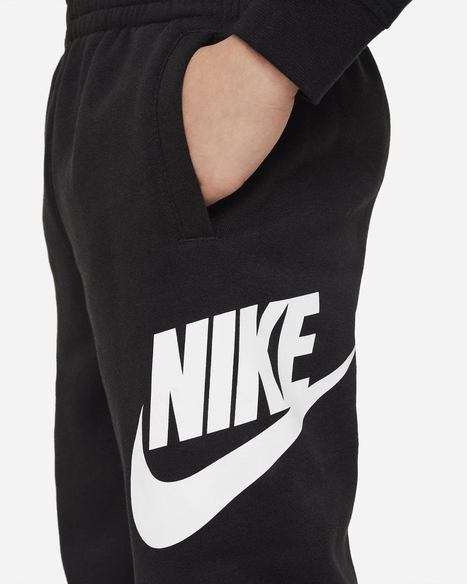 NIKE JUNIOR HBR BLACK TRACKPANTS