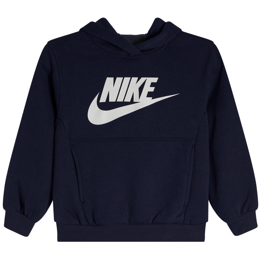 NIKE KID'S CLUB FLECEE NAVY HOODIE