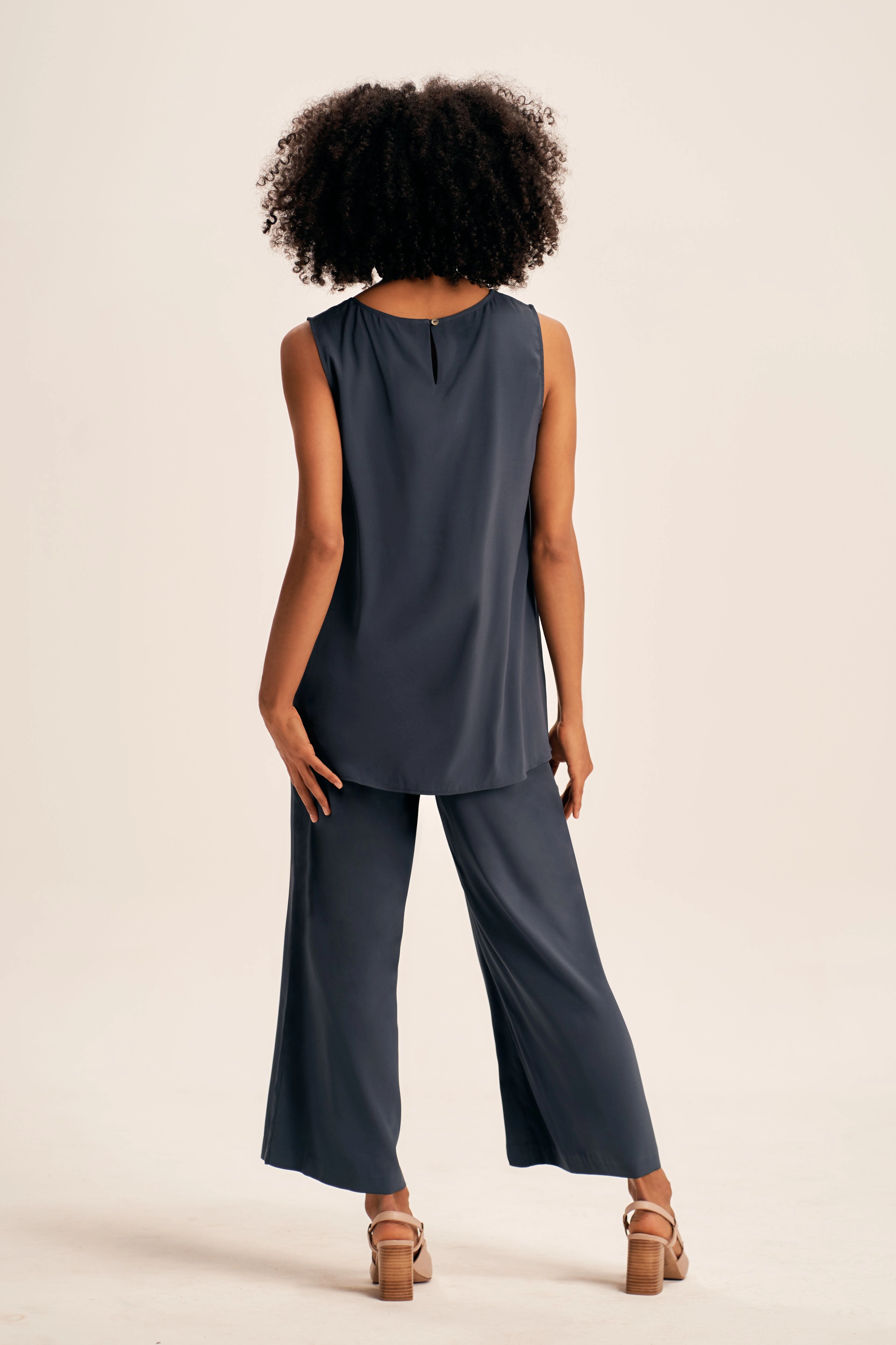 Olivia Newton-John Silk Tunic - Twilight