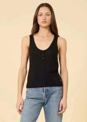 One Grey Day - Bianca Tank Black