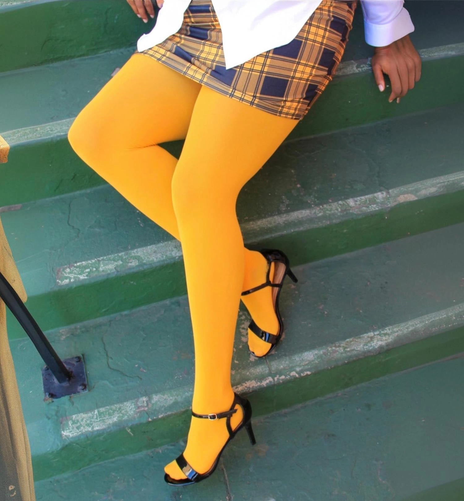 Opaque 80 Den Tights - Mimosa