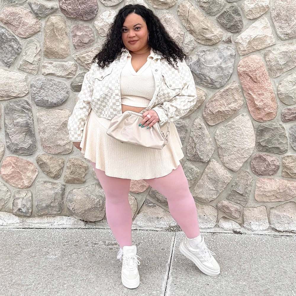 Opaque 80 Den Tights - Pétale de Rose