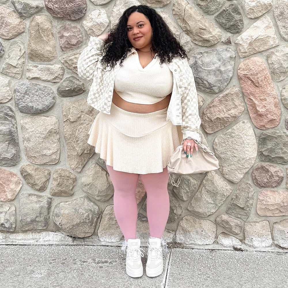Opaque 80 Den Tights - Pétale de Rose