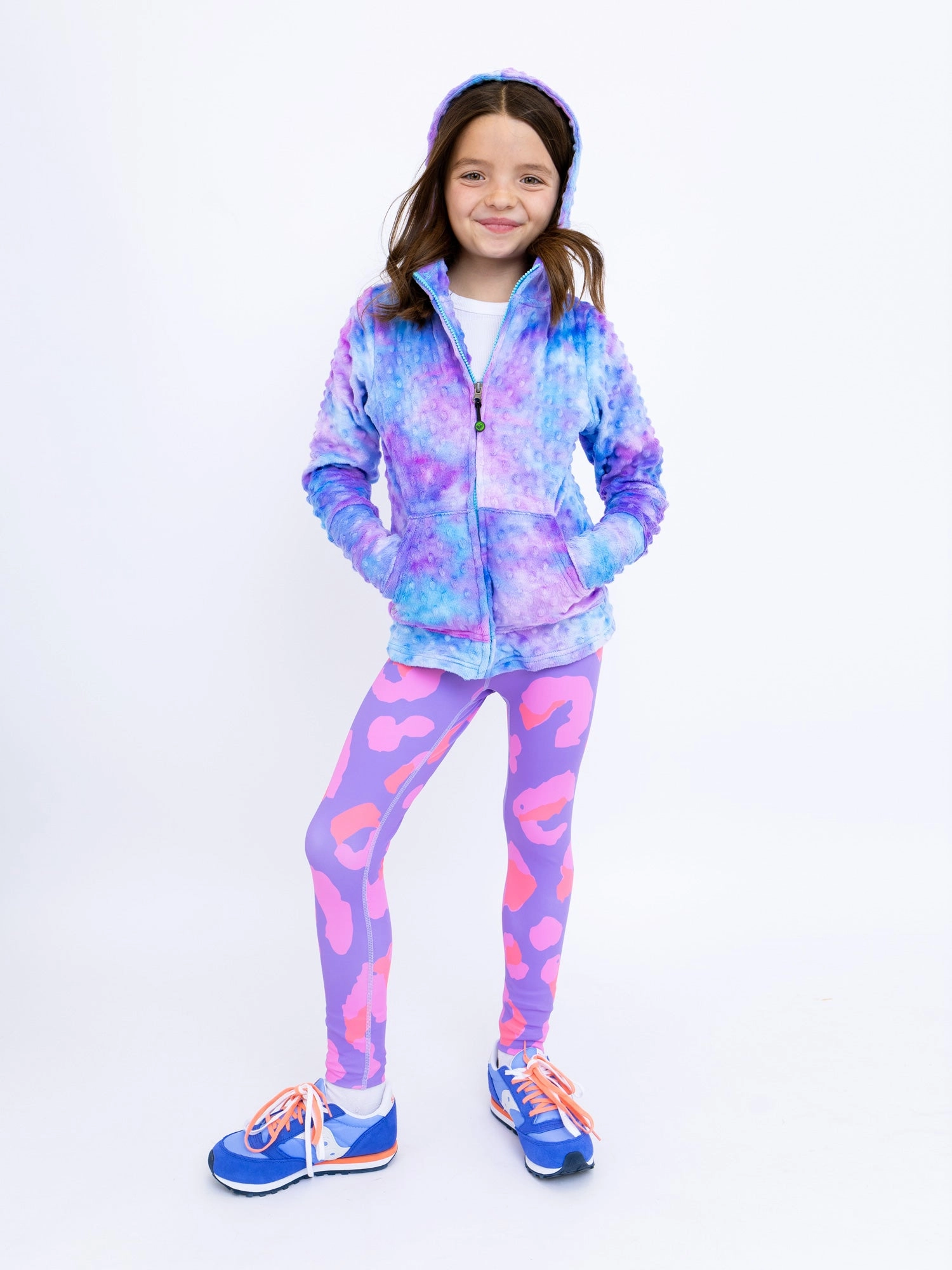 Orchid Minky Sweatshirt and Rimi Leggings Gift Set