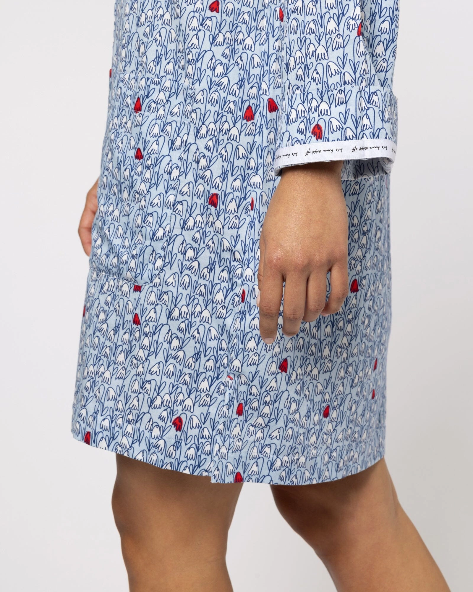 Organic Cotton Blue Nightshirt, Pixie