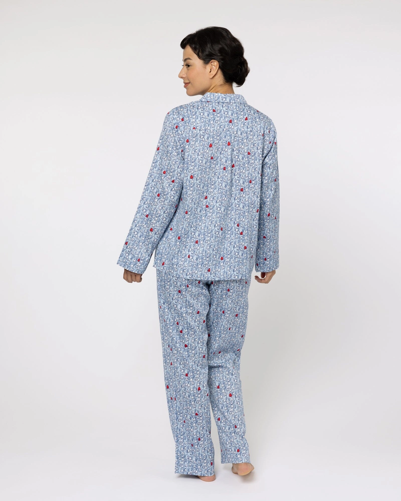 Organic Cotton Blue Pyjama Set, Pixie