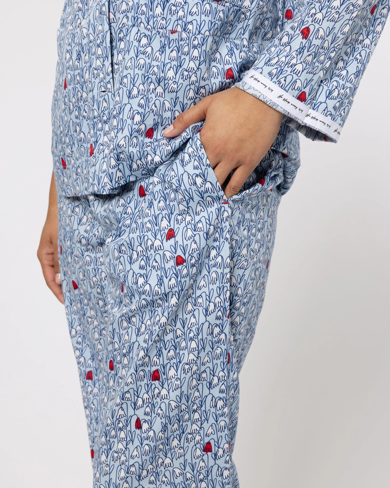 Organic Cotton Blue Pyjama Set, Pixie