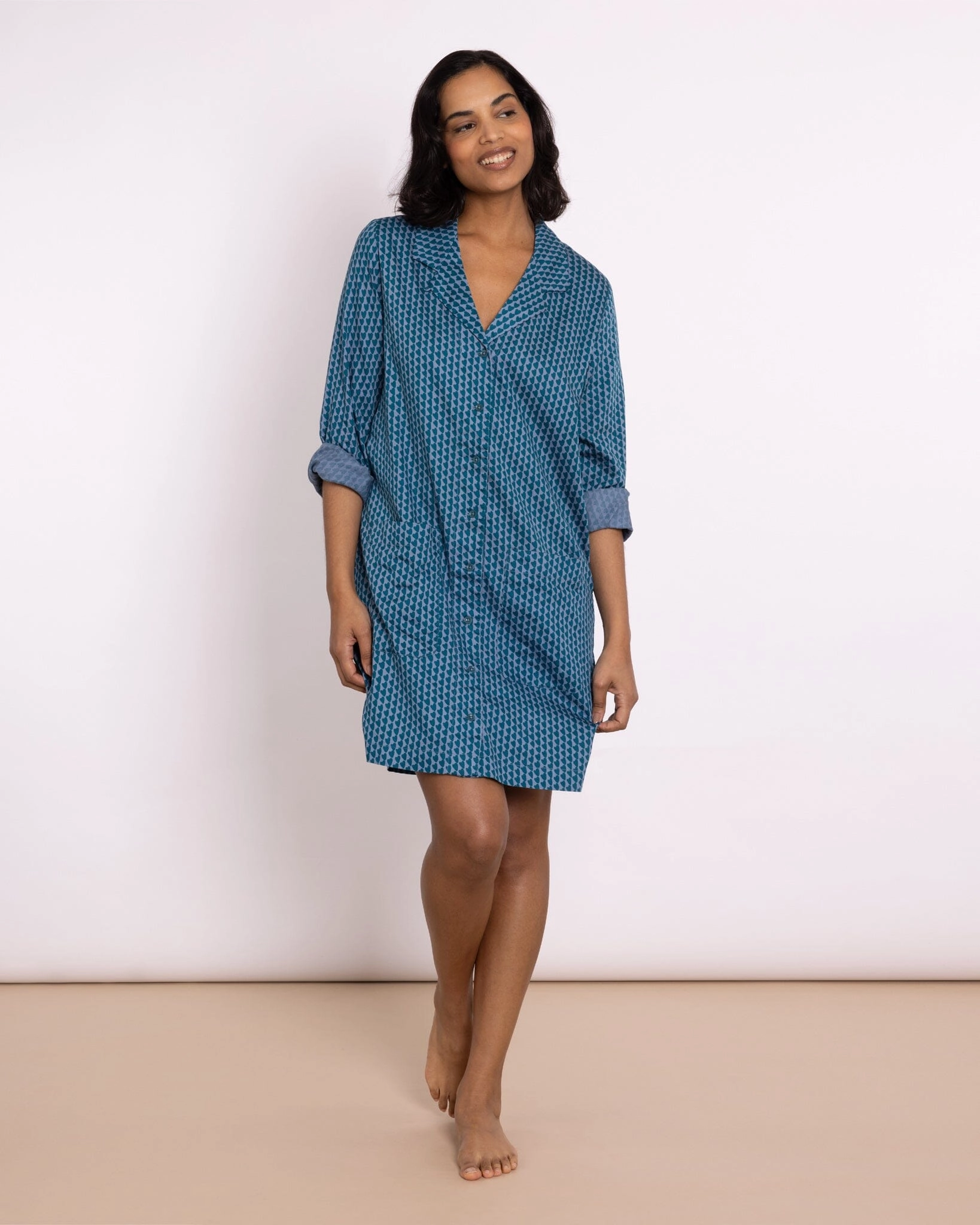 Organic Cotton Green Nightshirt, Hounds of Love