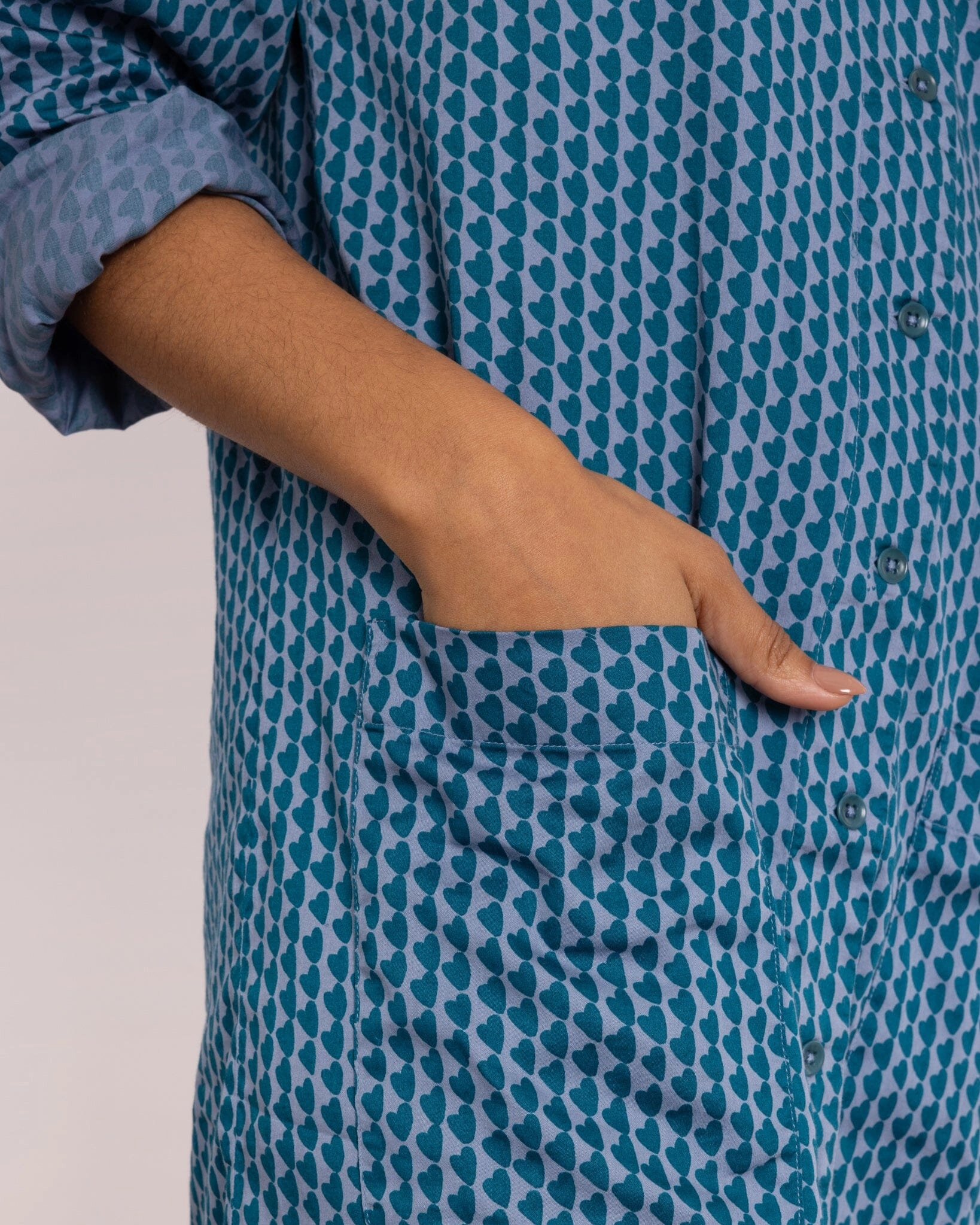 Organic Cotton Green Nightshirt, Hounds of Love