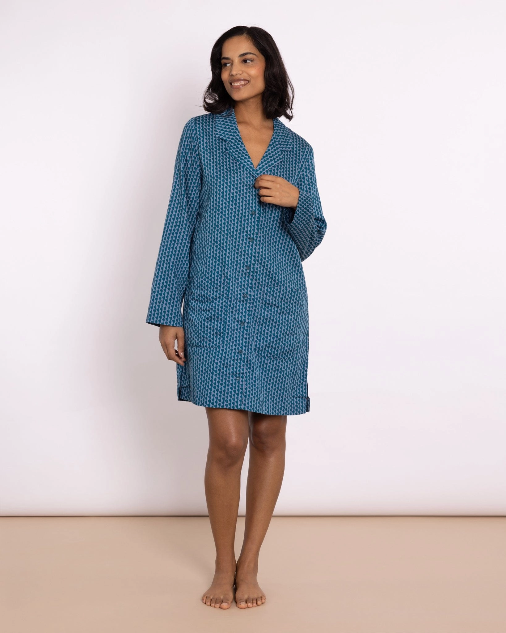 Organic Cotton Green Nightshirt, Hounds of Love