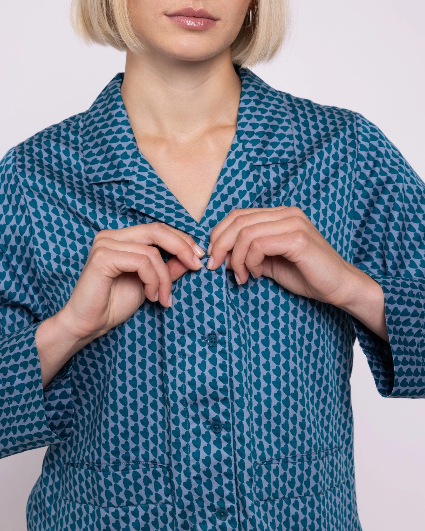 Organic Cotton Green Pyjama Set, Hounds of Love