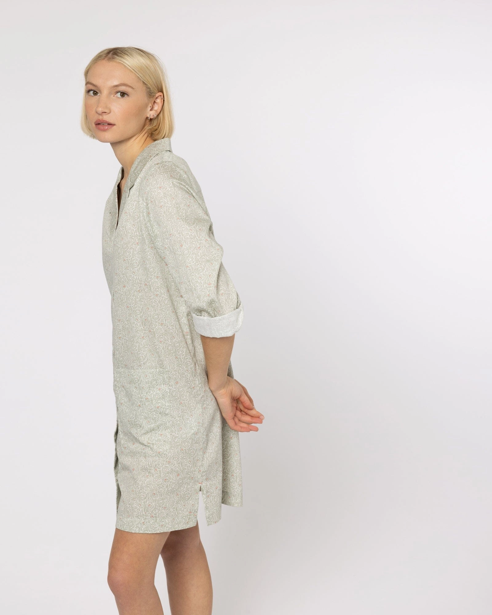 Organic Cotton Grey Nightshirt,  Little Bums