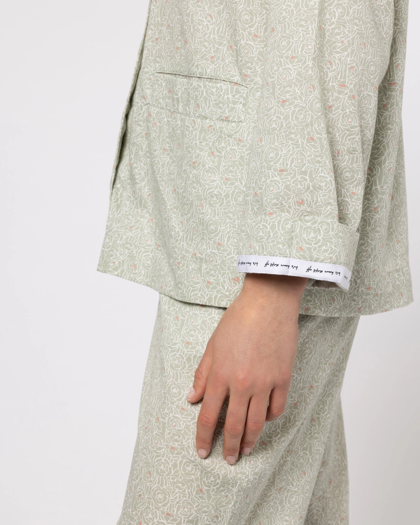 Organic Cotton Grey Pyjama Set, Little Bums
