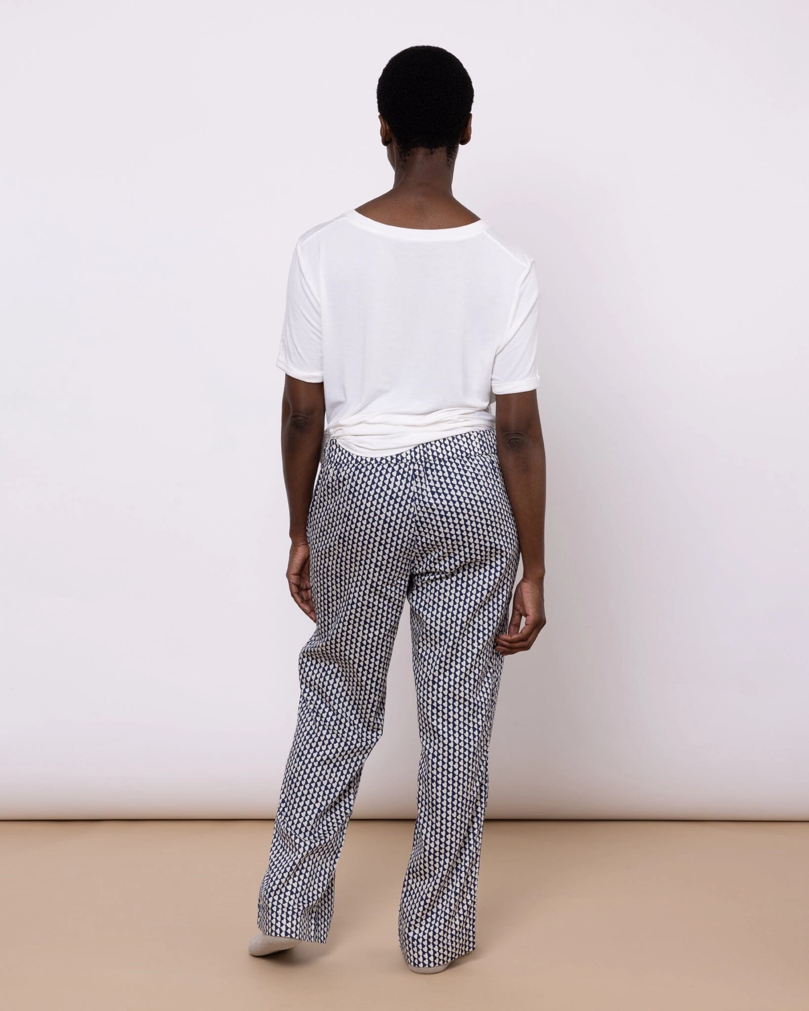 Organic Cotton Navy Pyjama Bottoms, Hounds of Love