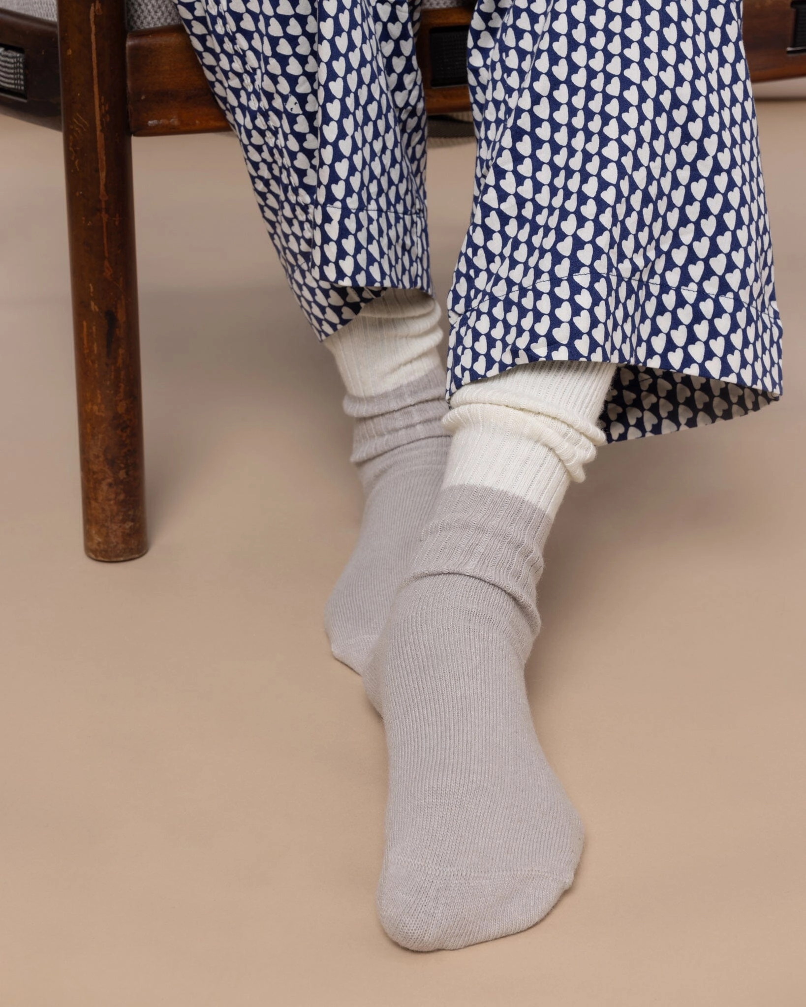 Organic Cotton Navy Pyjama Set, Hounds of Love