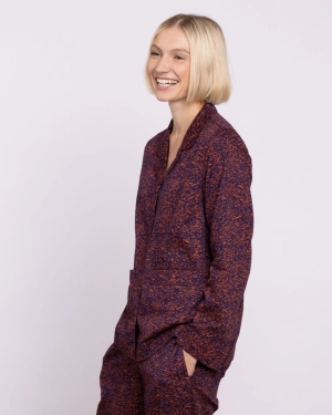 Organic Cotton Navy Pyjamas, Field of Dreams