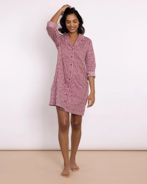 Organic Cotton Pink Nightshirt, Hounds of Love
