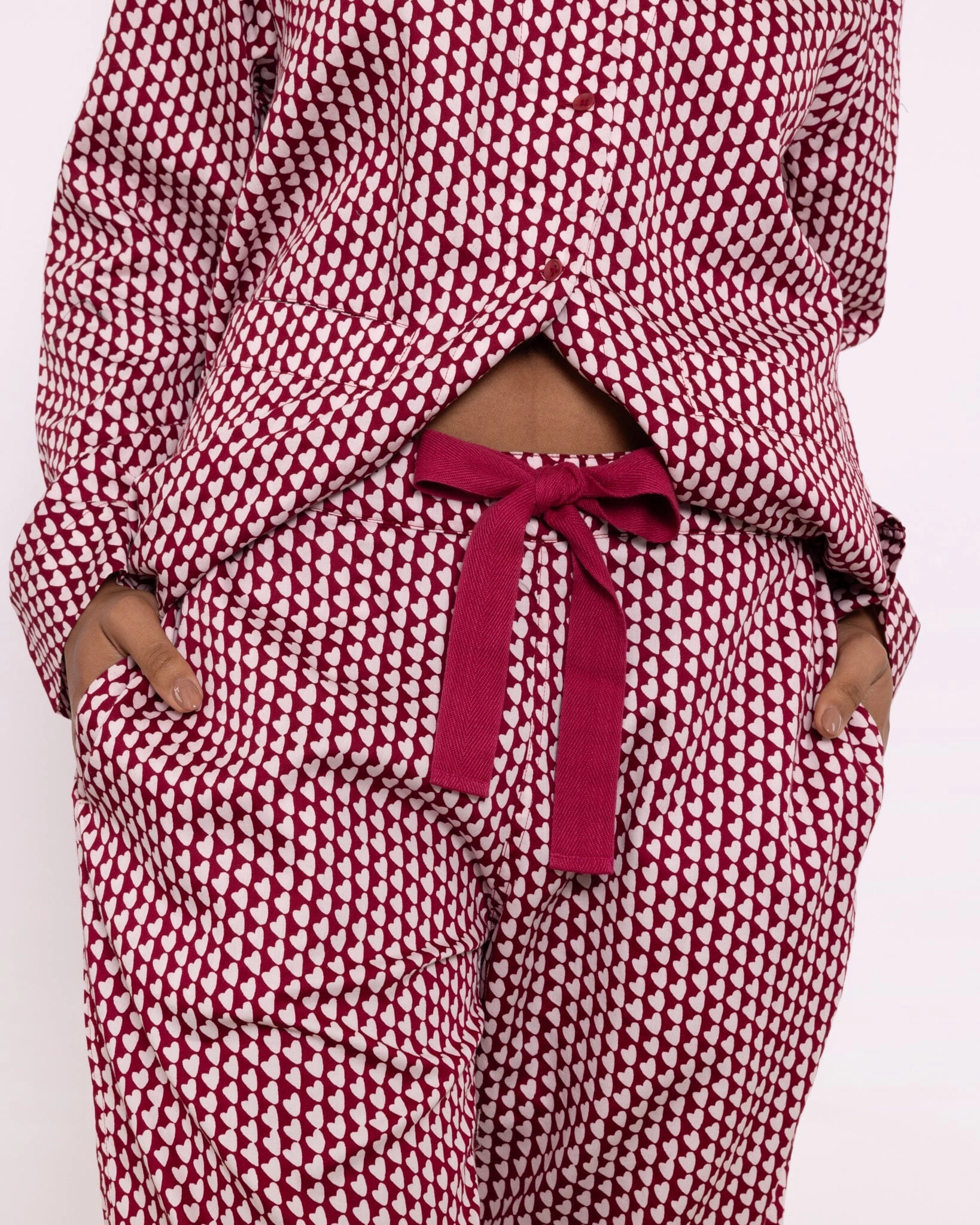 Organic Cotton Pink Pyjama Set, Hounds of Love