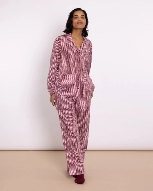 Organic Cotton Pink Pyjama Set, Hounds of Love