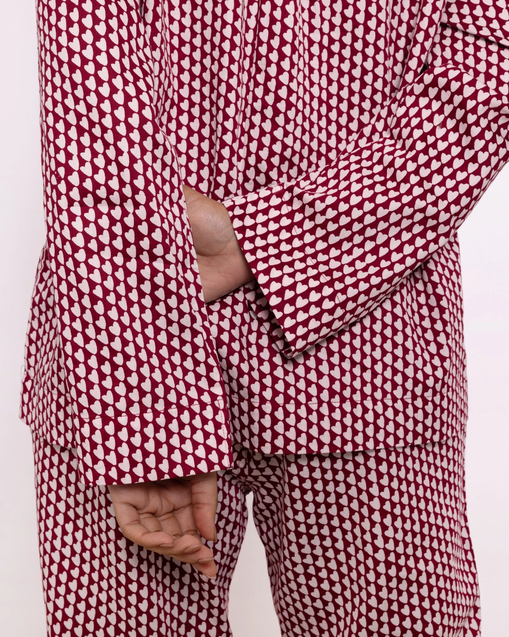 Organic Cotton Pink Pyjama Set, Hounds of Love
