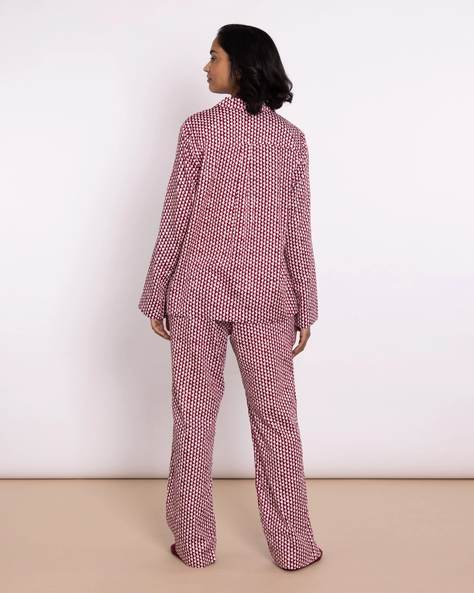 Organic Cotton Pink Pyjama Set, Hounds of Love