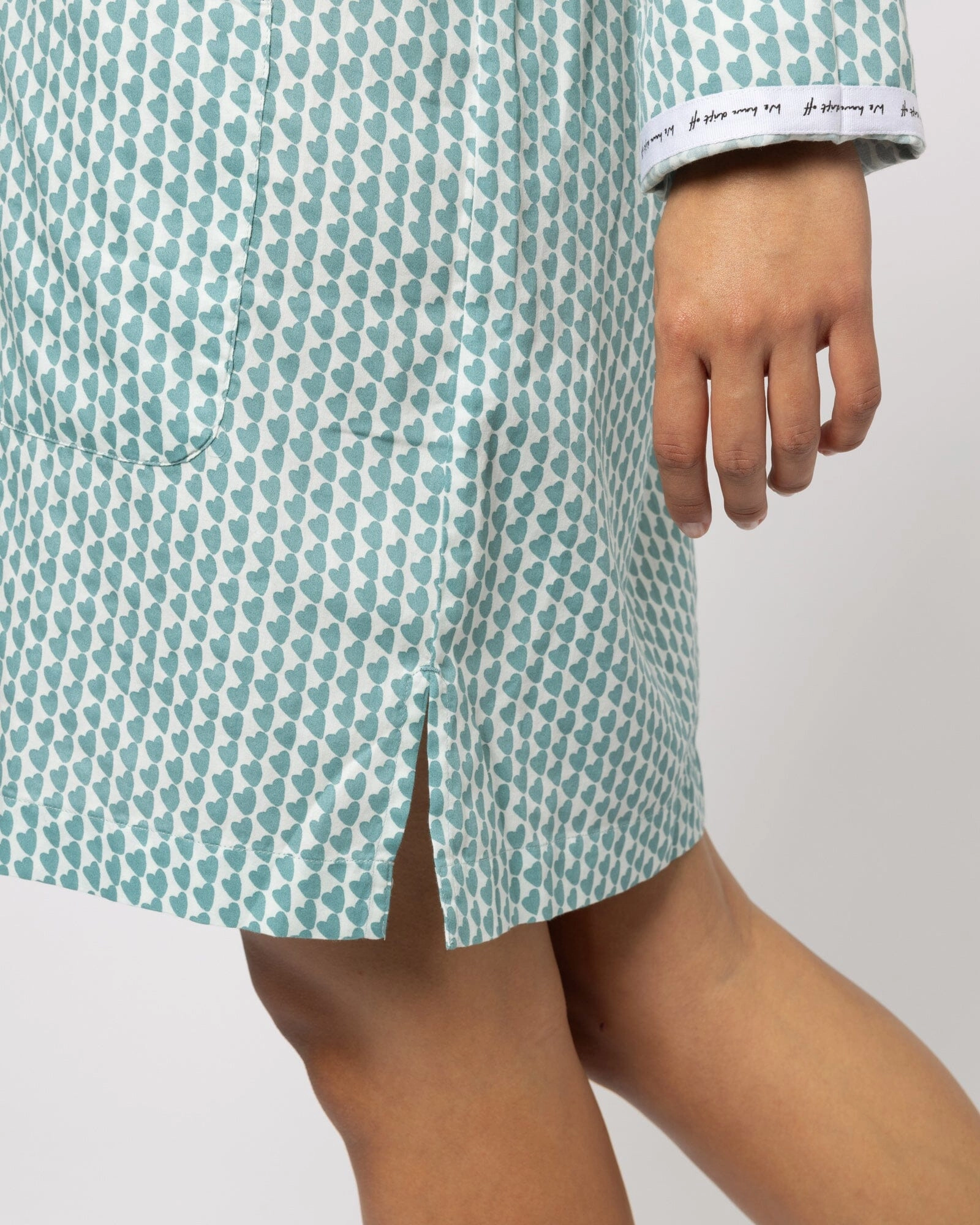 Organic Cotton Teal Nightshirt, Hounds of Love