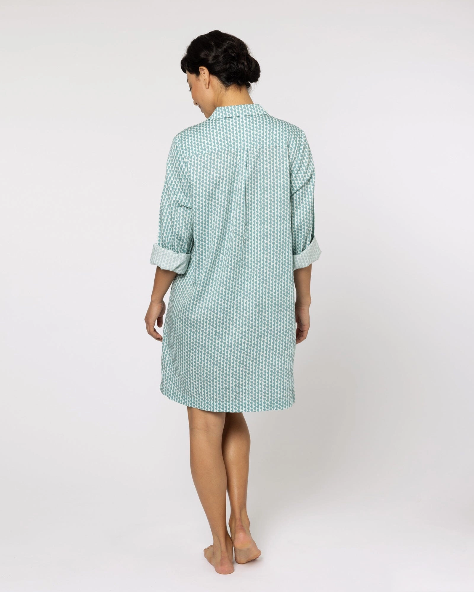 Organic Cotton Teal Nightshirt, Hounds of Love