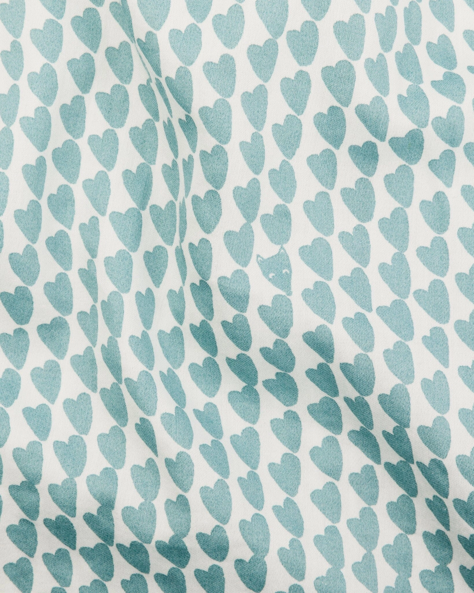Organic Cotton Teal Pyjama Shorts, Hounds of Love